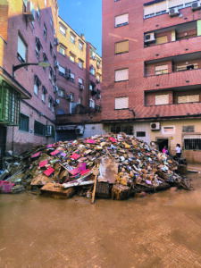 El municipio de Aldaia, Valencia, tras el paso de la danade octubre de 2024. © Beamop