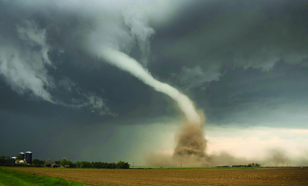 imagen ilustrativa. tornado.