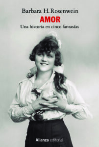Cubierta del libro "Amor, Una historía en cinco fantasías", Alianza Editorial