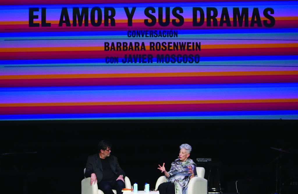 Barabara Rosenwein con Javier Moscoso en el CBA